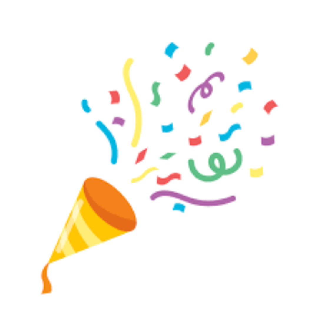 CONFETTI PARTY POPPER 5721416